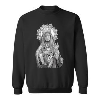 Mater Dolorosa Notre-Dame Des Douleursierge Marie Catholique Sweater e - Cadeauxyz