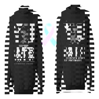 You Matter Suicide Prevention Awareness Tank Top Sweatshirt Unisex | Mazezy