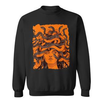 Medusa Orange Sweatshirt - Thegiftio UK