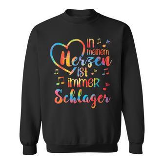 In Meinem Herzen Ist Immerchlagerchlagerparty Sweatshirt - Geschenkecke