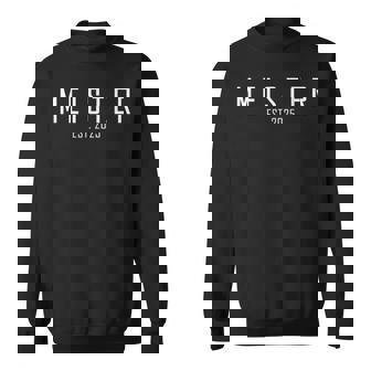 Meister Est 2025 Abschluss Outfit Meisterprüfung Motive Fun Sweatshirt - Geschenkecke