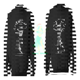 Mele Kalikimaka レトロ クリスマス フラガール シャカ ハワイ スウェットシャツ - Kawaiitshirt