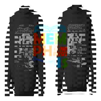 Memphis Souvenir Tennessee Skyline City Memphis Sweatshirt | Mazezy