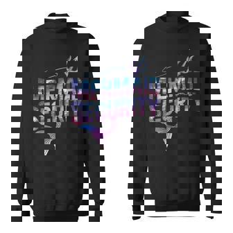 Mermaid Security Squad Matching Trident Birthday Love Merman Sweatshirt | Seseable CA