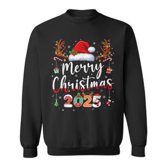 Merry Christmas 2025 Family Matching Christmas Pajamas Xmas Sweatshirt - Monsterry