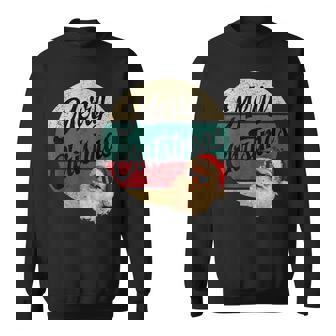 Merry Christmas Vintage Santa Pjs Pajamas Xmas Outfits Men Sweatshirt - Thegiftio