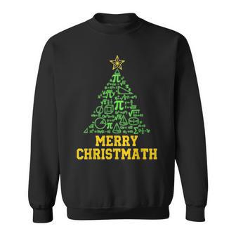Merry Christmath Math Tree Teacher Algebra Calculus Geometry Sweatshirt Unisex | Mazezy