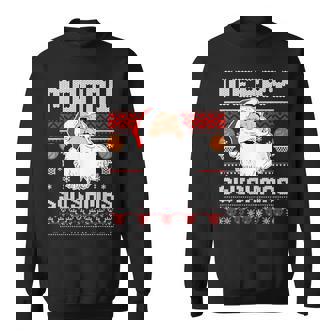 Merry Swishmas Basketball Xmas Ugly Christmas Men Boys Kids Sweatshirt Unisex | Mazezy