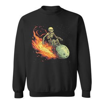 Meteorito De Fuego Con Esqueleto Divertido Para Jinete Camisa de entrenamiento - Regaloses