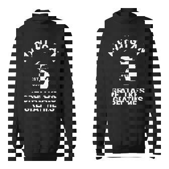 Michigan Great Lakes Great Times Sweatshirt | Mazezy