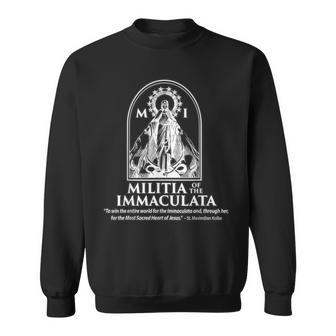 Militia Of The Immaculata St Maximilian Kolbe Catholic Sweatshirt - Thegiftio UK