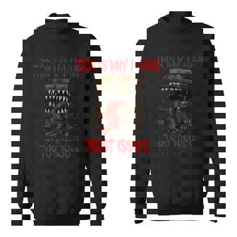 Mimic Trust Issues Tabletop Rpg Gaming Sweatshirt | Seseable UK