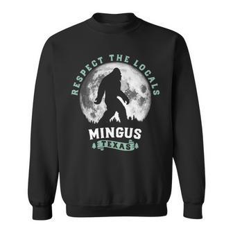 Mingus Texas Bigfoot Night Walk Retro Moon 長袖tシャツ スウェットシャツ - Kawaiitshirt