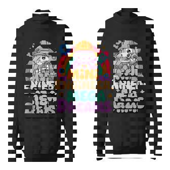 Mini Engineer Mega Dreams Model Rockets Kids Tank Top Sweatshirt Unisex | Mazezy