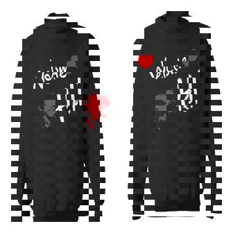 Mini-Hakkero Touhou Project Welcome Hell Gensokyo Relaxed Anime Black Small Sweatshirt - Monsterry