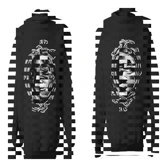 Mirror Eye Spooky Optical Illusion Op Art Sweatshirt Unisex | Mazezy