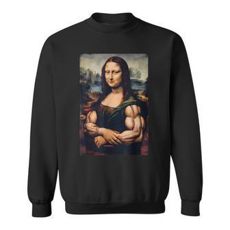 Mona Lisa Bíceps Culturismo Gimnasio Entrenamiento Divertido Mona Lisa Camisa de entrenamiento - Regaloses