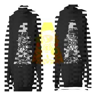 Money Bear Swag Hip Hop Rapper Urban Cartoon Sweatshirt Unisex | Mazezy