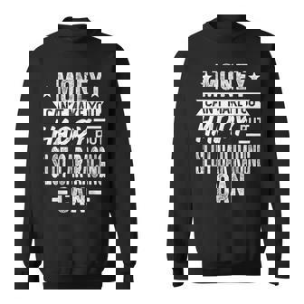 Money Can't Make You Happy But Slot Car Racing Racer Can Sweatshirt Unisex | Mazezy