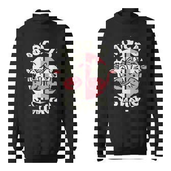 Mood Swing Cow Pun Animal Humor Farm Style Life Sweatshirt Unisex | Mazezy