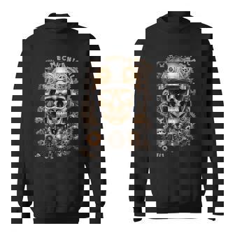 Motard Tête De Mort Bikerkullintage Moto Custom Rétro Sweater e - Cadeauxyz