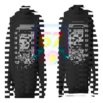 Motorsports Drip Number 67 Motorsports Racer Sweatshirt Unisex | Mazezy