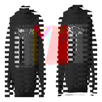 Mozambique Soviet Union Flag Mozambiquan CCCP Heritage Sweatshirt Unisex | Mazezy