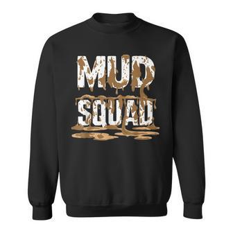 Mud Squad Women's Mud Run Team Mudder Mud Running Ladies Sweatshirt - Thegiftio