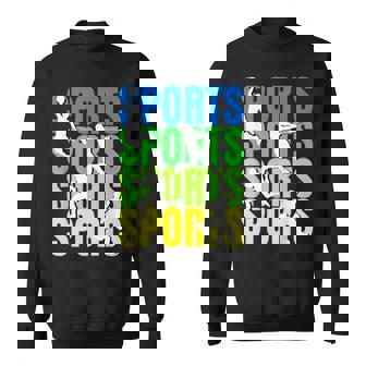 Multi-Sport Enthusiast Basketball Baseball Soccer Football Sweatshirt - Thegiftio