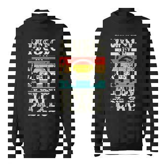 Music Is My Happy Place Musician Outfit EDM Music Lovers DJ Tank Top Sweatshirt Unisex | Mazezy