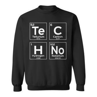 Música Techno Tabla Periódica De Elementos Rave Camisa de entrenamiento - Regaloses
