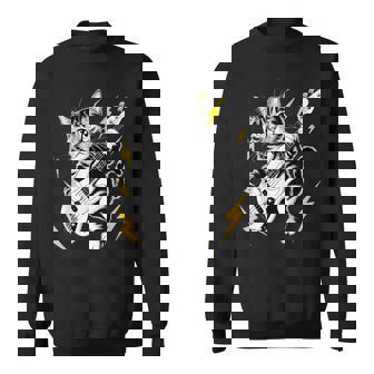 Musik Cat Cheuona Il Bassou Cat Bassist Felpa - Novitaregali