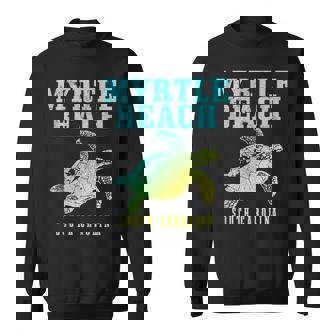 Myrtle Beach South Carolina Sea Turtle Surfer Scuba Diving Tank Top Sweatshirt Unisex | Mazezy