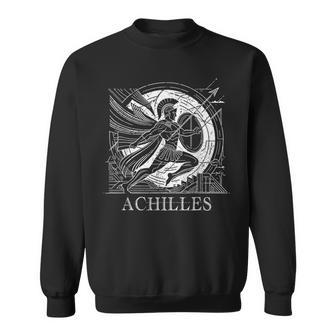 Mythologie Grecque D'achille Lignes Géométriques Sweater e - Cadeauxyz