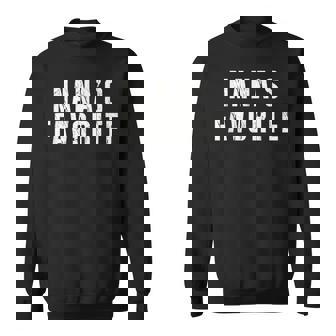 Nana's Favorite T Grandma Grandparent Grandchild Sweatshirt Unisex | Mazezy