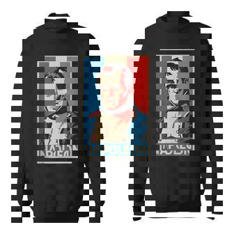 Napoleon Bonaparte Propaganda Poster Pop Art French History Tank Top Sweatshirt Unisex | Mazezy