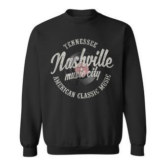 Nashville Music Cityinyleintage Sweater e - Cadeauxyz