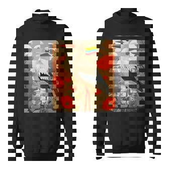 National Lithuanian Stork Costume For Animals And Lithuania Sweatshirt Unisex | Mazezy