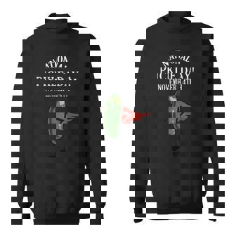 National Pickle Day Food Lover Cucumber November Sweatshirt Unisex | Mazezy