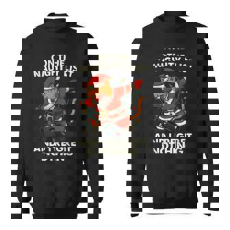 On The Naughty List And I Regret Nothing Santa Cat Funy Xmas Sweatshirt | Seseable FR