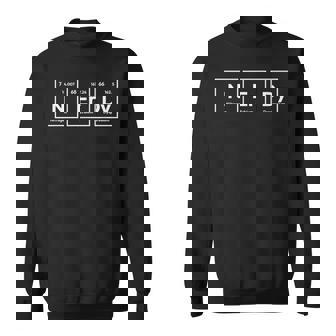 Nerd Periodic Table Chemistry Science Nerd Scientist Sweatshirt Unisex | Mazezy