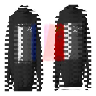 Netherlands Soviet Union Flag Dutch USSR Heritage Sweatshirt Unisex | Mazezy