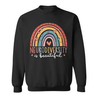 Neurodiversity Is Beautiful Sped Adhd Autism Awareness Month Sweatshirt - Monsterry