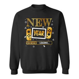 New Year 2026 Loading Gaming Controller New Years Eve Party Sweatshirt - Thegiftio UK