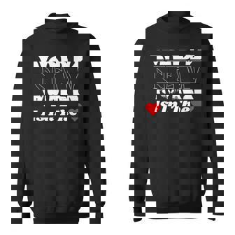 New York Is In The Heart – Bold Skyline Graphic Sweatshirt Unisex | Mazezy