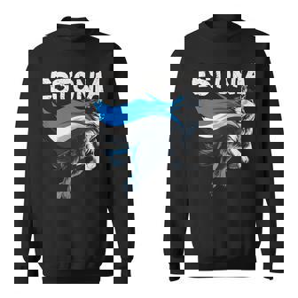 Nice Estonia Wolf Look In Estonian Colors Sweatshirt Unisex | Mazezy