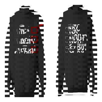 Nice Naughty 6 7 Bruh 67 Christmas Six Seven Xmas Boys Sweatshirt | Seseable FR