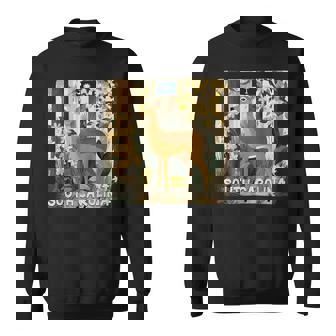 Nice South Carolina Nature With Deer Graphic Sweatshirt Unisex | Mazezy