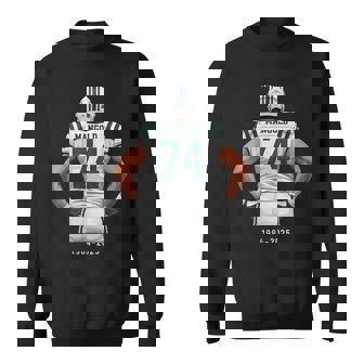 Nick Mangold A True Jet 74 Football Legend Memorial Sweatshirt Unisex | Mazezy