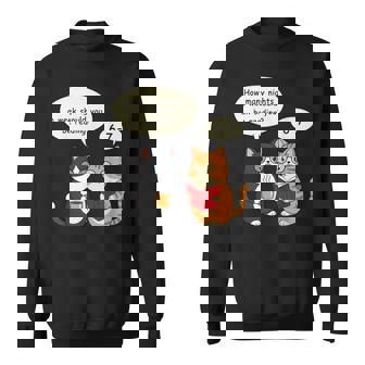 How Many Nights Reading 67 English Teacher Cats Book Lover Sweatshirt Unisex | Mazezy